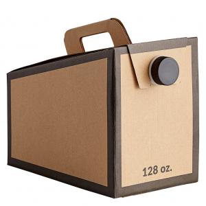 128 oz. Coffee box beverages to-go with beverage take-out container keeps beverage hot cold