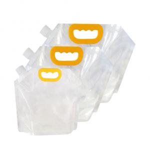 wholesale water spouted stand up barrier pouch recyclable spout pouches for liquid packaging