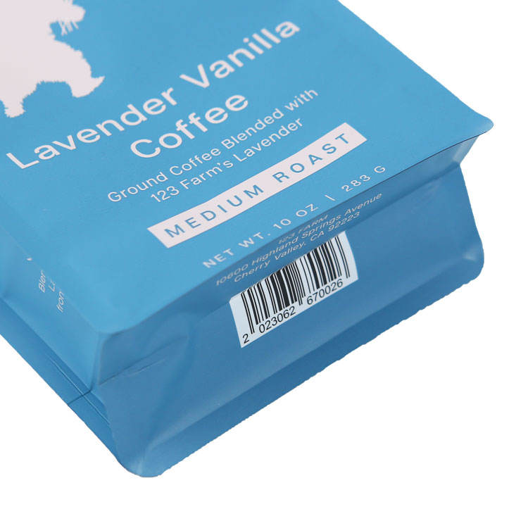 10oz Flat Bottom Coffee Bag with Valve & Zipper_4