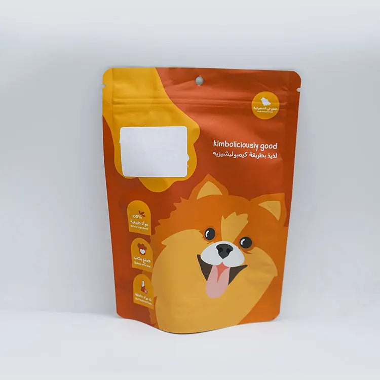 250g & 500g Custom Resealable Aluminum Foil Stand Up Pouch_1