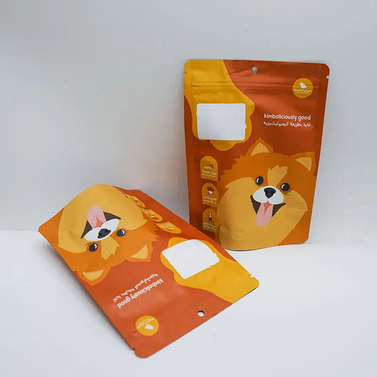 250g & 500g Custom Resealable Aluminum Foil Stand Up Pouch_2