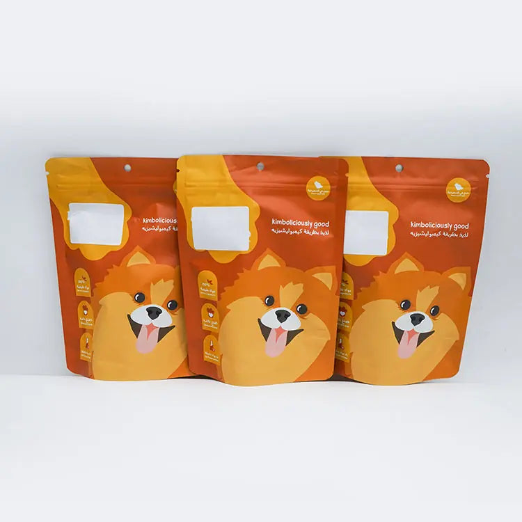 250g & 500g Custom Resealable Aluminum Foil Stand Up Pouch_3