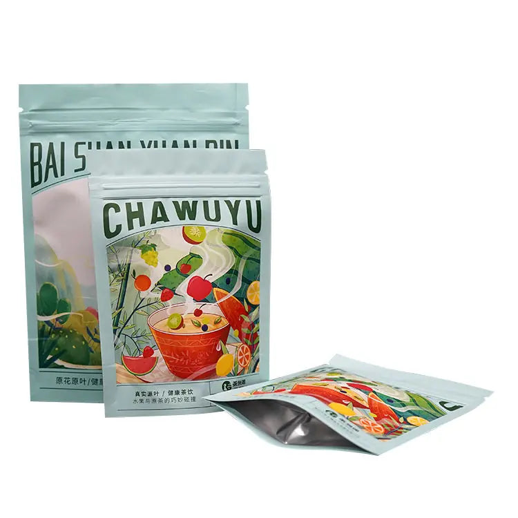 Герметичный пакет из алюминиевой фольги с застежкой-молнией: максимальная защита продуктов питания.