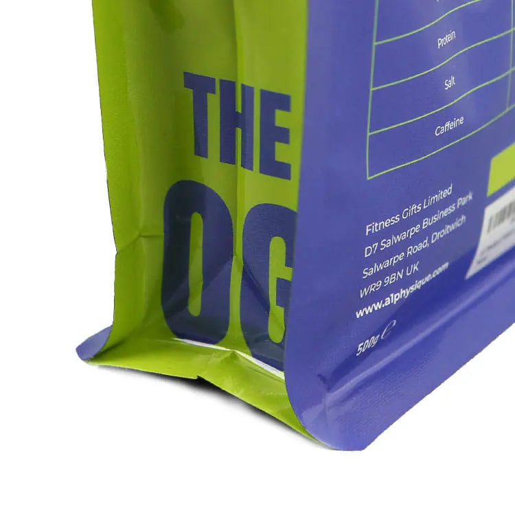 Azure-Lock Matte Blue Valve Coffee Bag_5