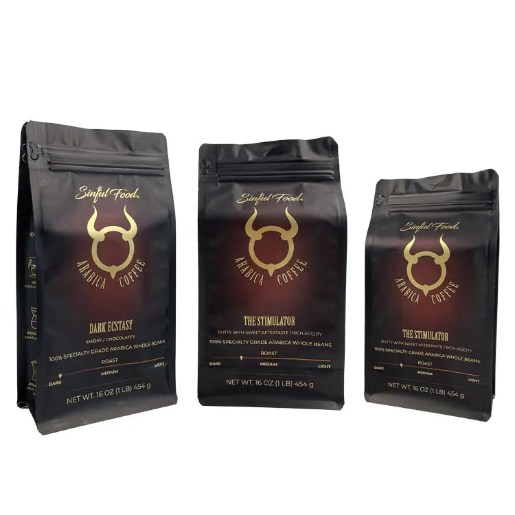 Custom Printed Flat Bottom Coffee Bags_1