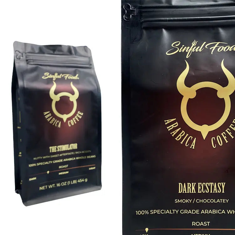Custom Printed Flat Bottom Coffee Bags_3