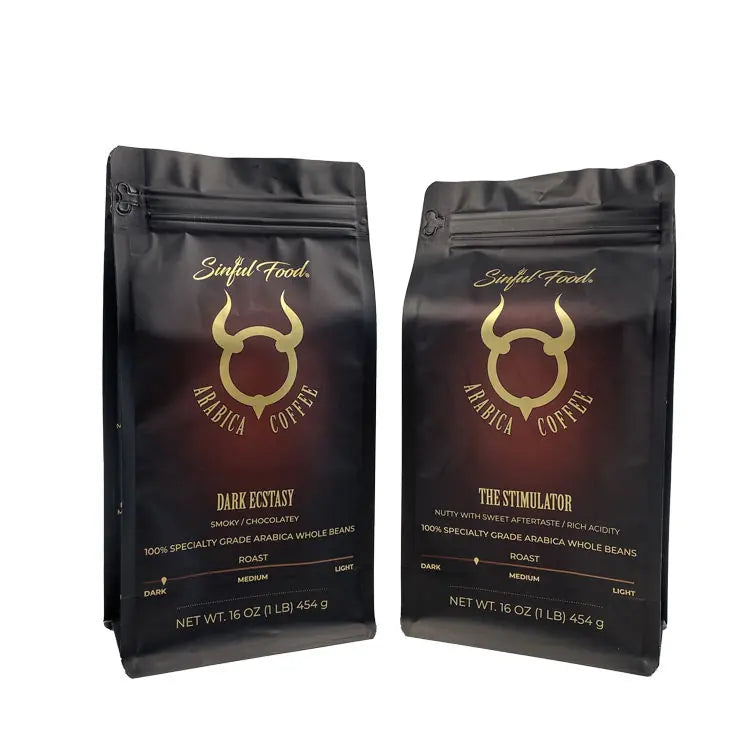 Custom Printed Flat Bottom Coffee Bags_6