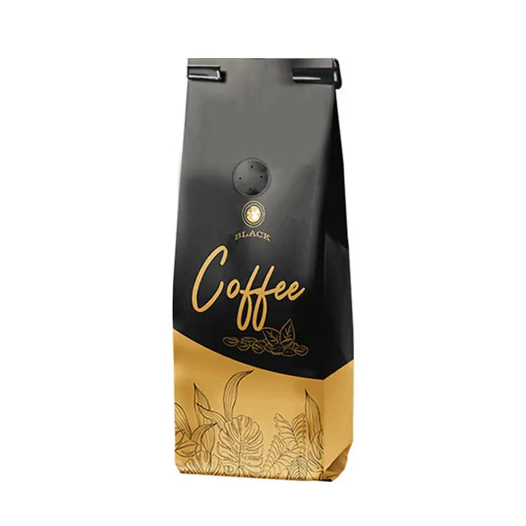 Custom Tin-Tie or Zipper Coffee Bag with Valve_3
