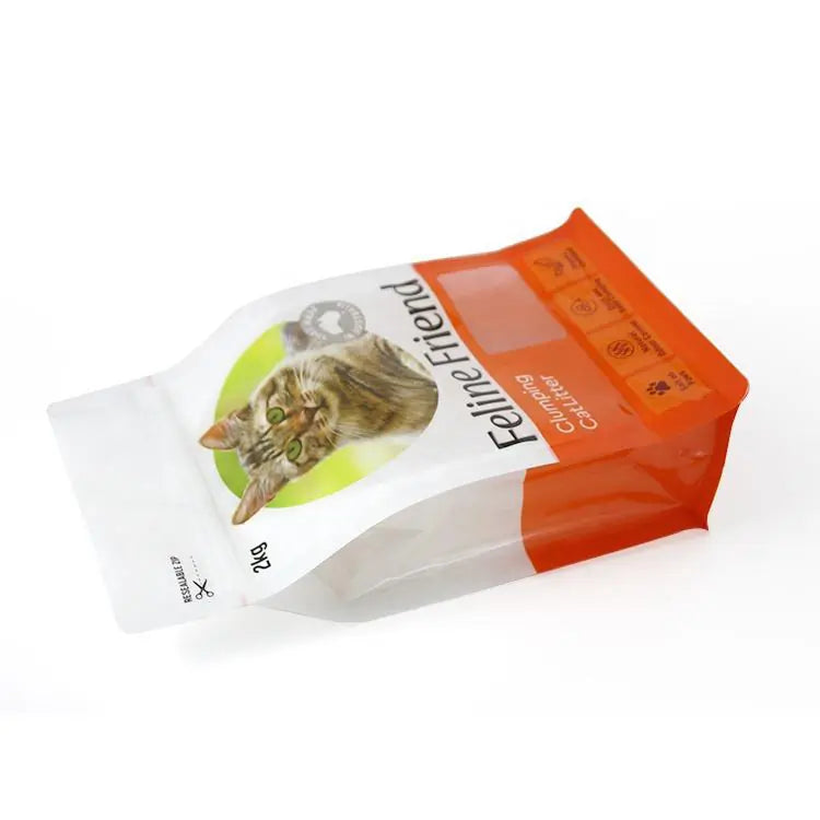 Flexible Plastic Stand Up Pet Treat & Food Packaging Bag with Zipper Lock_1