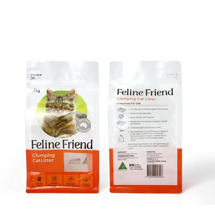 Flexible Plastic Stand Up Pet Treat & Food Packaging Bag with Zipper Lock_2