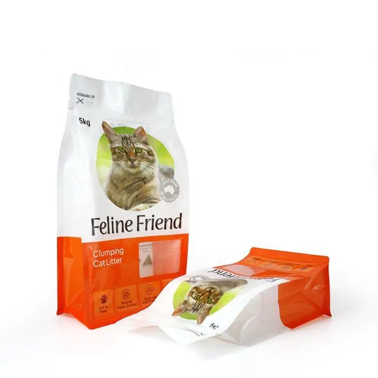 Flexible Plastic Stand Up Pet Treat & Food Packaging Bag with Zipper Lock_3