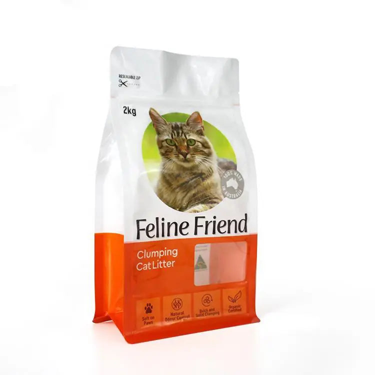 Flexible Plastic Stand Up Pet Treat & Food Packaging Bag with Zipper Lock_4