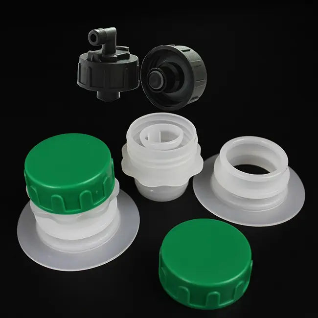 Упаковка типа "пакет в коробке" с крышкой-дозатором, винтовой крышкой и дополнительной защитной пробкой от вскрытия FD022 