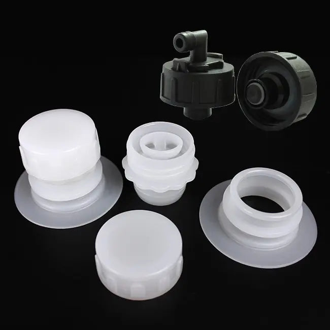 Pour Cap Bag-in-Box Package a screw cap and secondary tamper-evident plug FD022